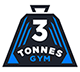 3 TONNES GYM - Logo